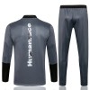 Real Madrid Training Huppari Suits 2021-22 Neljännes-Zip Musta - Miesten